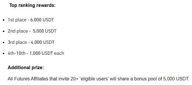 FUTURES REFERRAL REWARD