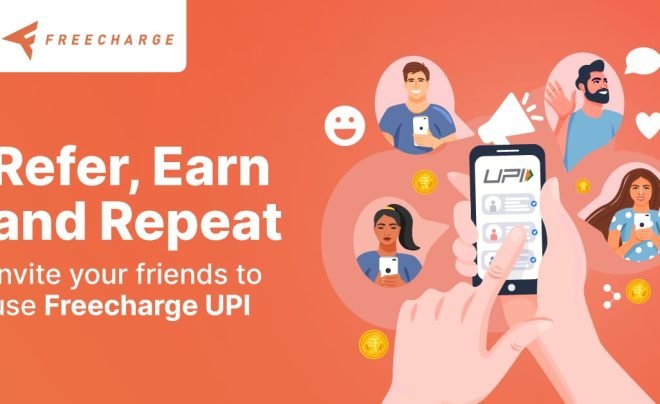 freecharge referral code 60SdJN for UPI